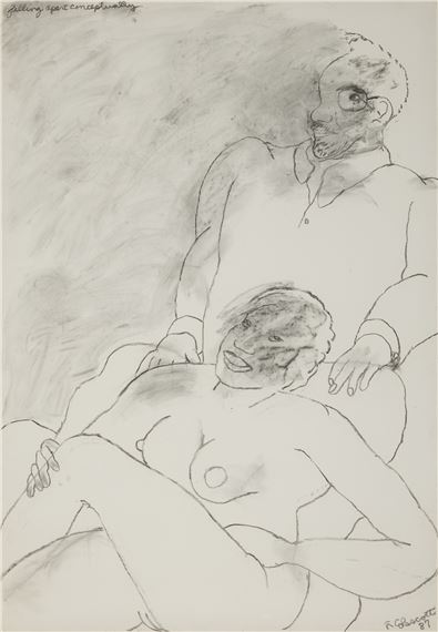 Falling Apart Conceptually by Robert Colescott, Executed in 1987