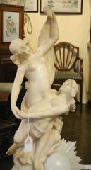 Artwork by E. Pescini, Aspirant Figures, Made of Marble