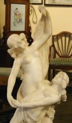 Artwork by E. Pescini, Aspirant Figures, Made of Marble