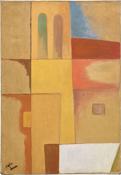 L'Église No. 5 (The Church No. 5) by John Ferren, Painted circa 1933