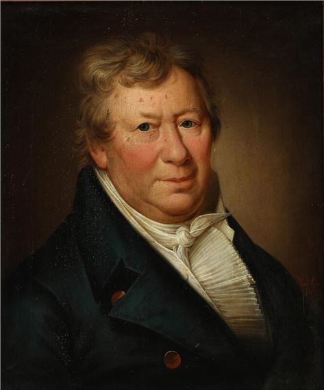 Johann Carl Fredrik Viertel | Portrait of cabinet maker Johan Joachim ...