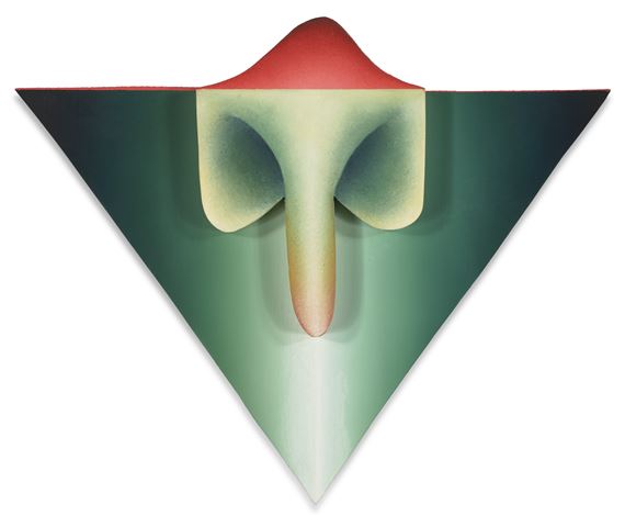 Down and to the Left by Loie Hollowell, Painted in 2015