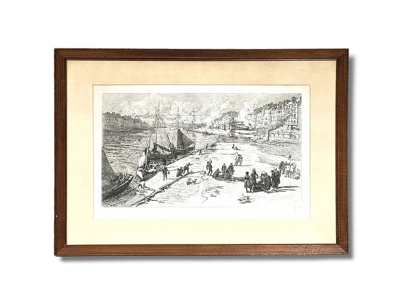 René PINARD (1883-1938) Nantes by René Pinard, 1929