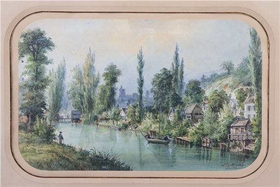 Les bords du Loir by Louis J. B. Moullin