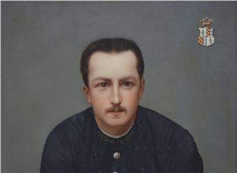 Comte Jean de Blou, sous-officier au 13e dragon à Saumur - Elie Joseph Laurent