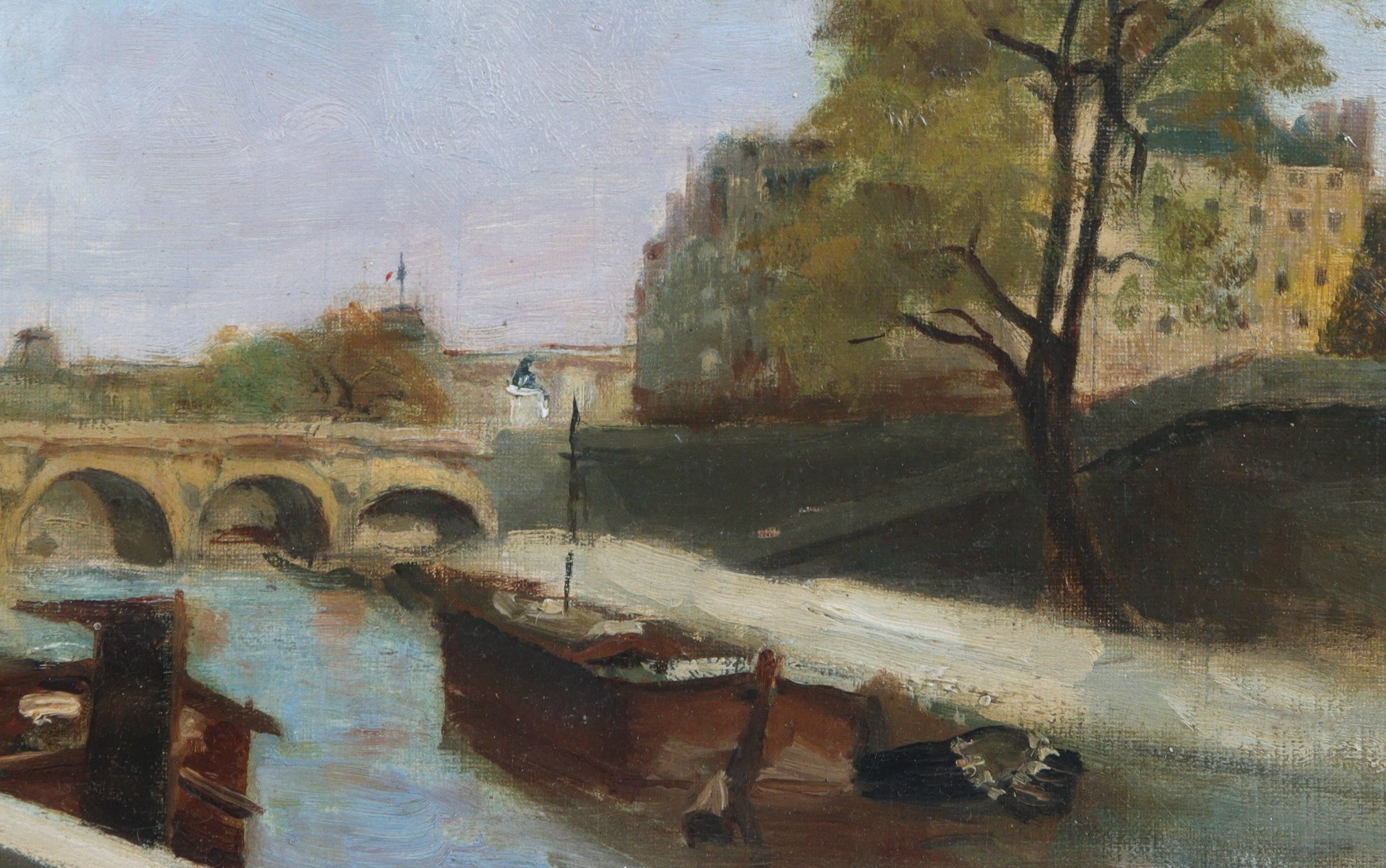stanislas-lepine-le-canal-saint-martin-au-clair-de-lune-mutualart