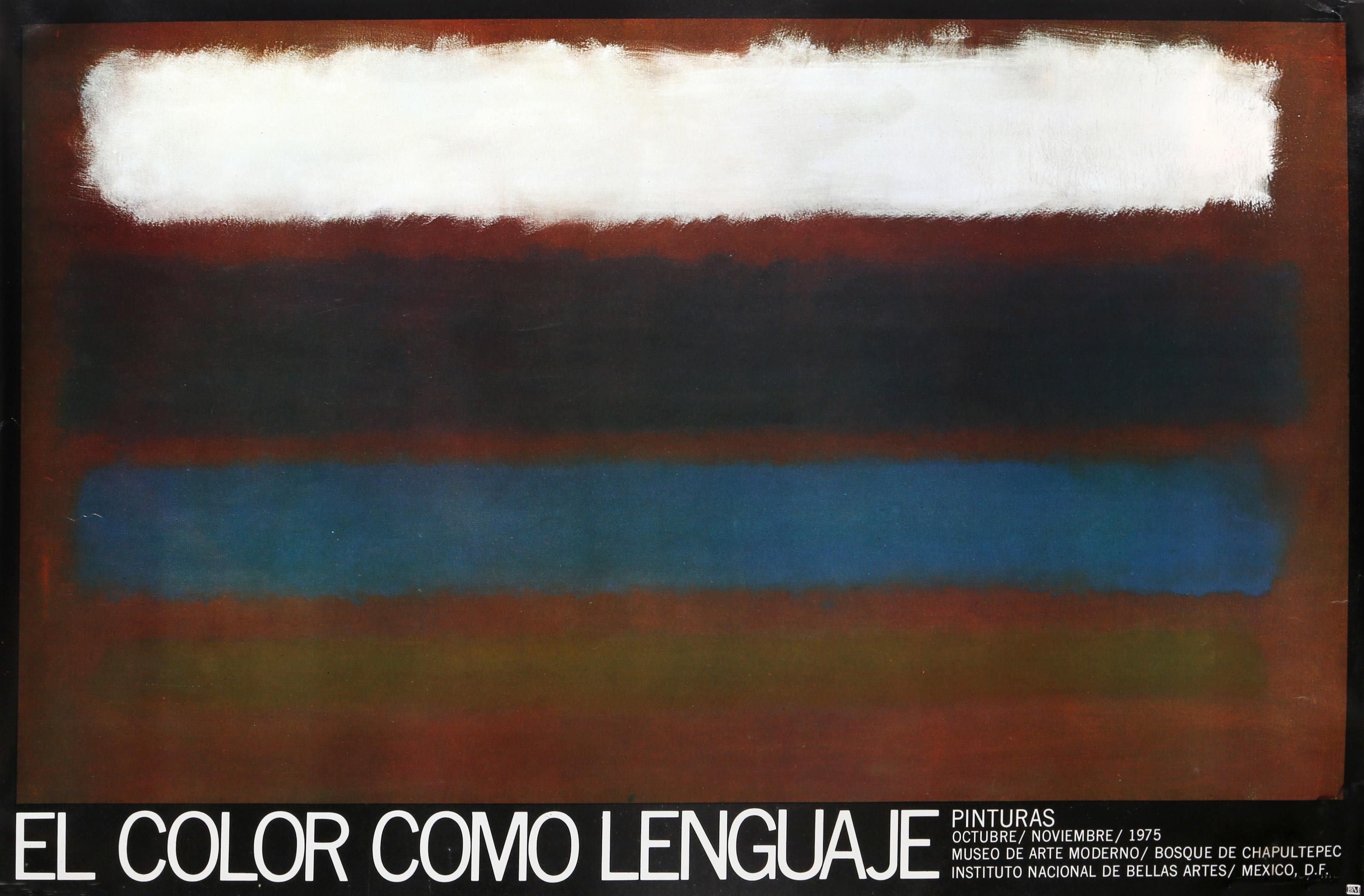 EL COLOR COMO LENGUAJE by Mark Rothko, 1975