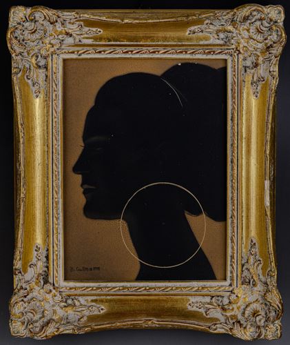 Porträt einer Orientalin im Profil by Bernhard‏ Cullmann