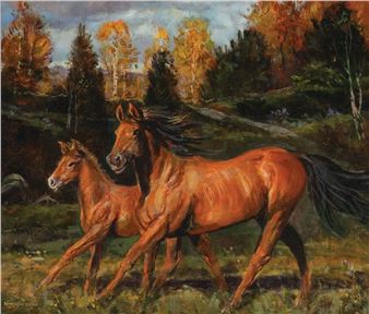 KASZTANKI NA WYBIEGU - Zygmunt Kwiryński