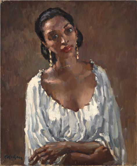 Colin Colahan | Portrait of Carmen Manley (1948) | MutualArt