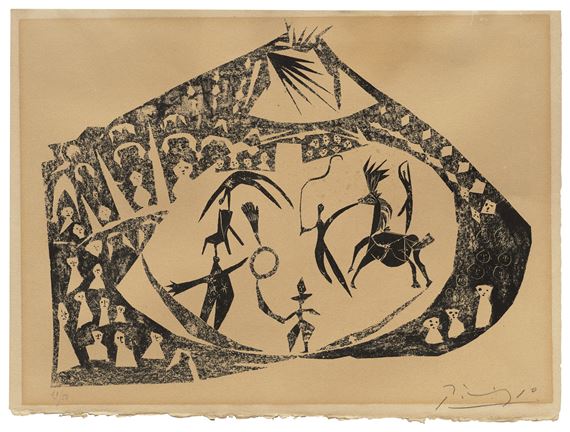 Le Cirque by Pablo Picasso, 1945