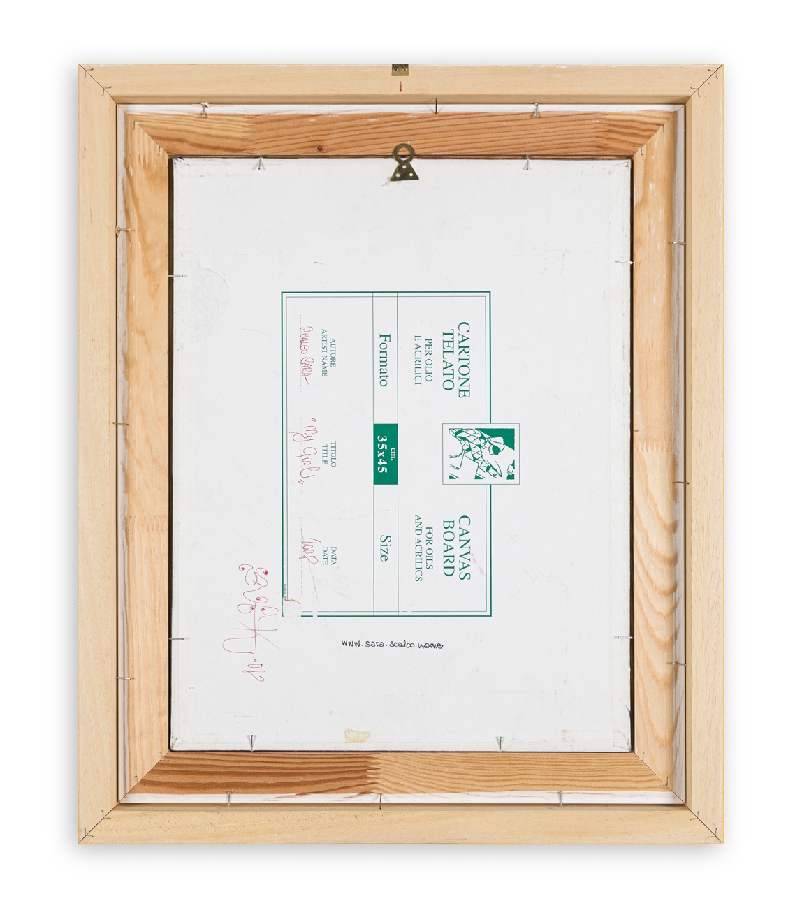 Artwork by Sara Scalco, My Girl, Made of mixed media