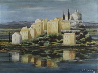 Vue de village - J.p Capro