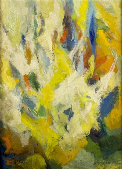 Abstraction by Albert Kotin, 1961