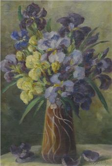 ""Blumen in einer Vase"" - Anna Stobitzer