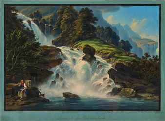 La chûte du Reichenbach - Rudolf Weymann