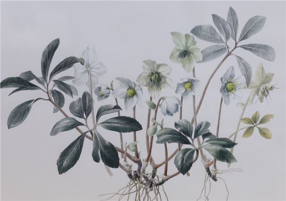 Ancienne aquarelle nu début 20° tableau étude art déco (Gebraucht) in