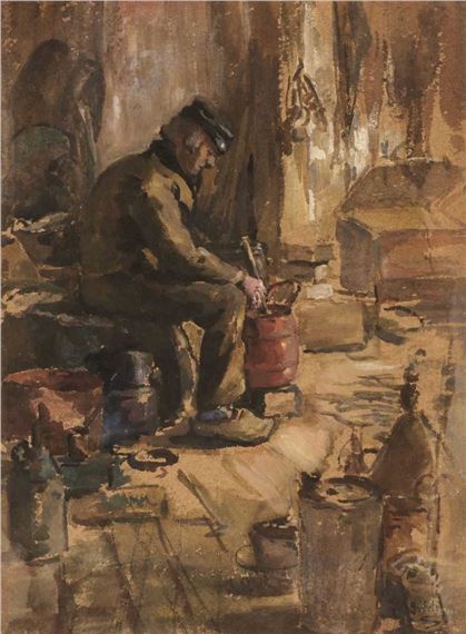 Gertrude Keeling | The Tar Maker | MutualArt