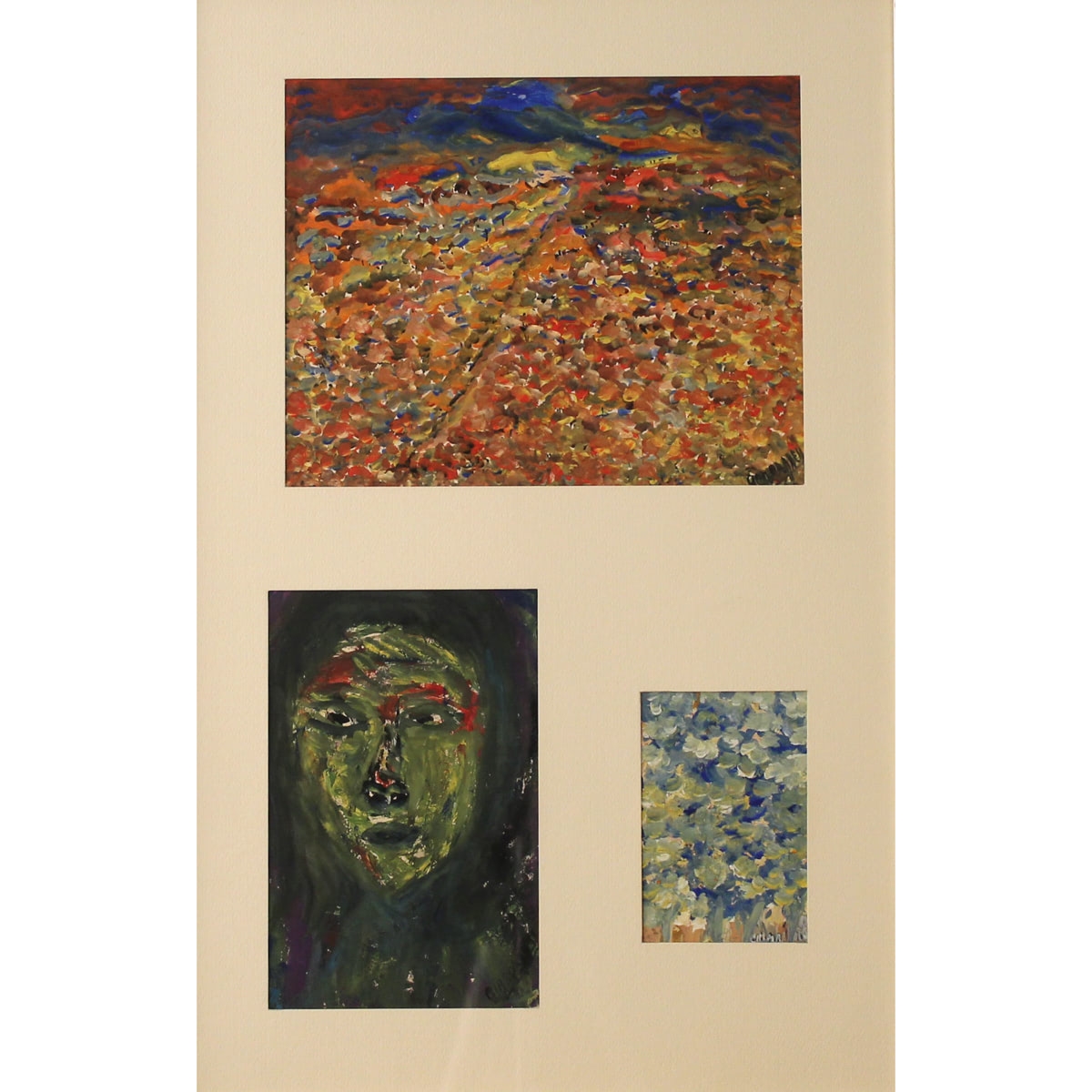 Artwork by Nello Giovannelli, COMPOSIZIONE/COMPOSITION, Made of techniques mixed on paper