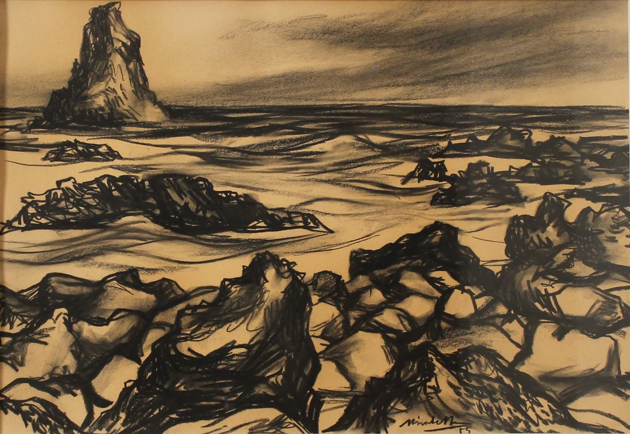 Artwork by Saro Mirabella, FARAGLIONI DI ACITREZZA, Made of Drawing on paper