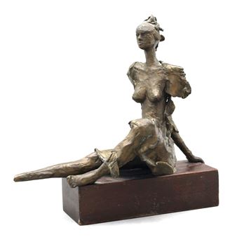 DONNA SEDUTA/SEATED WOMAN - Domenico Zora