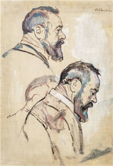 Ferdinand Hodler (Porträtstudien) by Ferdinand Hodler, 1911