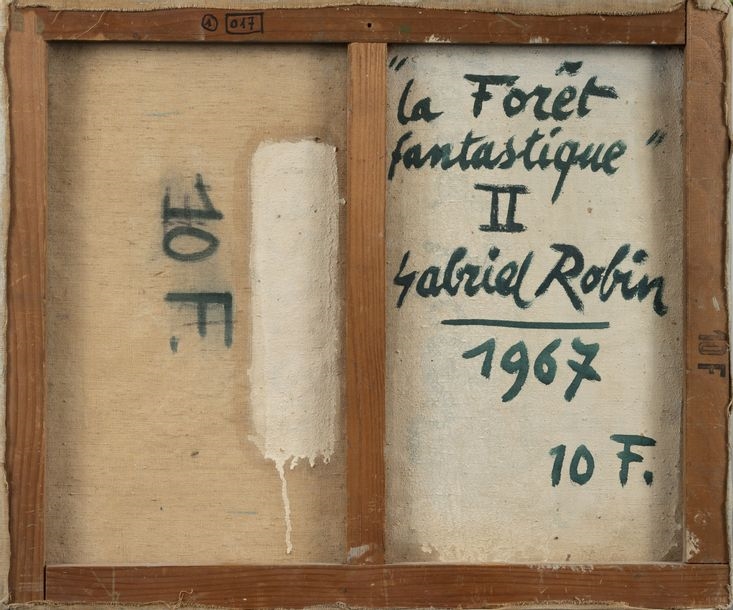 Artwork by Gabriel Robin, The fantastic forest II, 1967, Made of oil on canvas