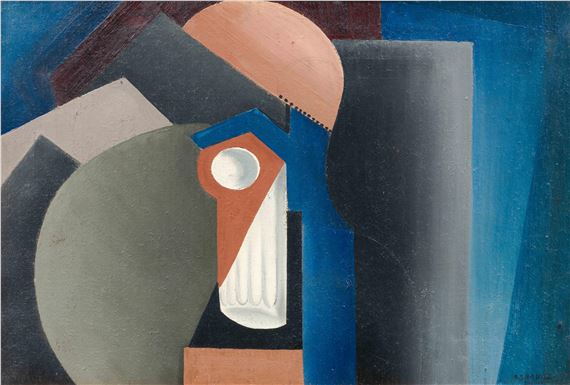 Composition au verre by Auguste Sandoz, 1920er-Jahre