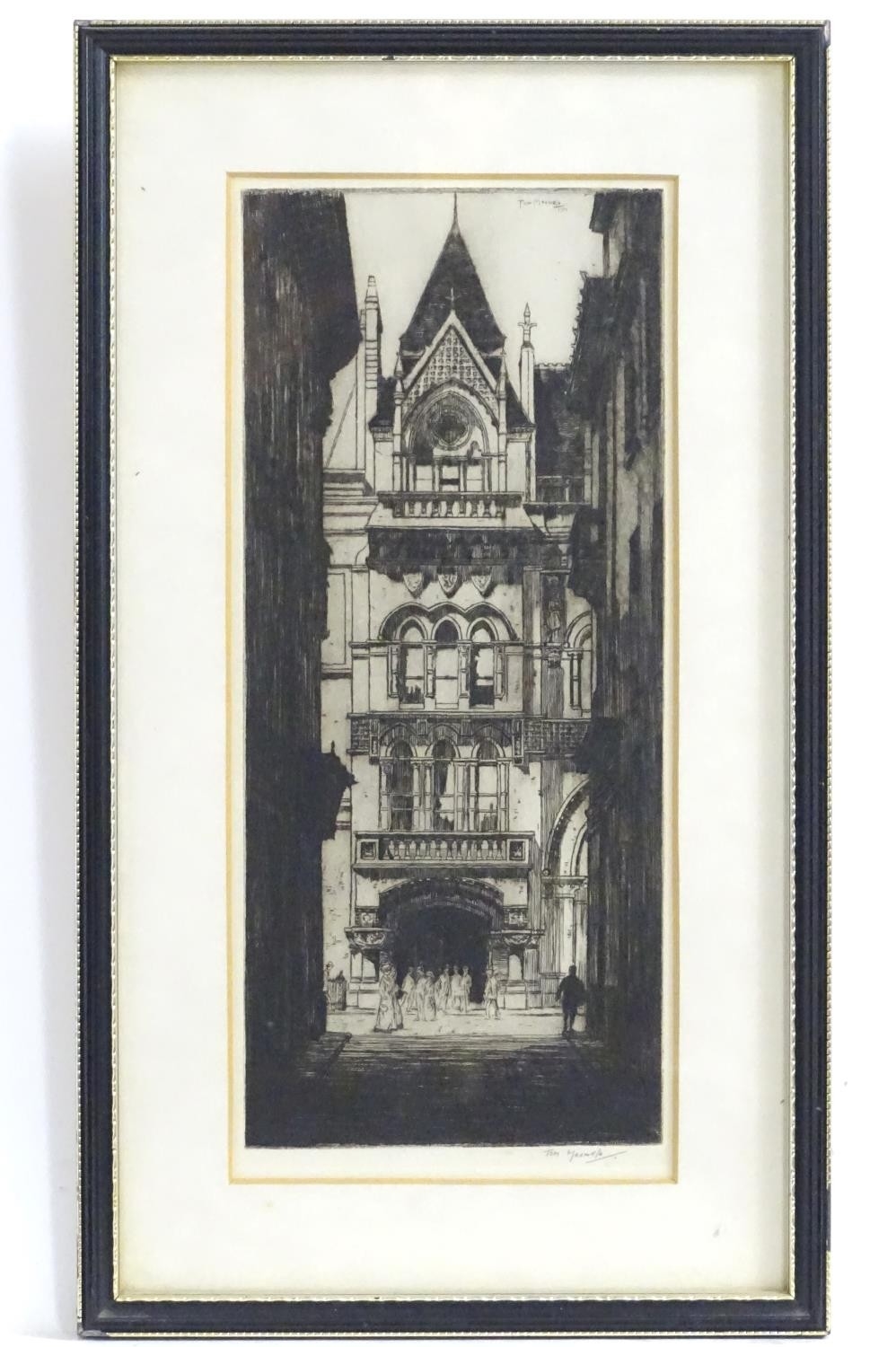 Tom Maxwell | The Stock Exchange Glasgow with figures. Facsimile ...
