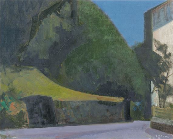 Paysage by Albert Chavaz, 1961