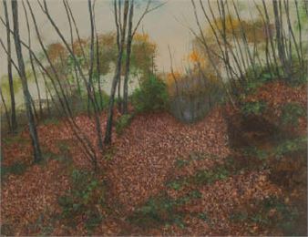 Musashino in early winter - Iwao Kitamura