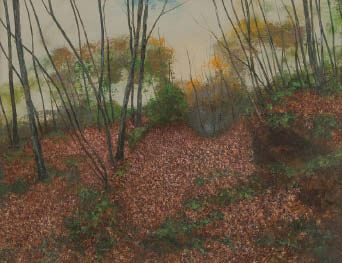 Musashino in early winter - Iwao Kitamura