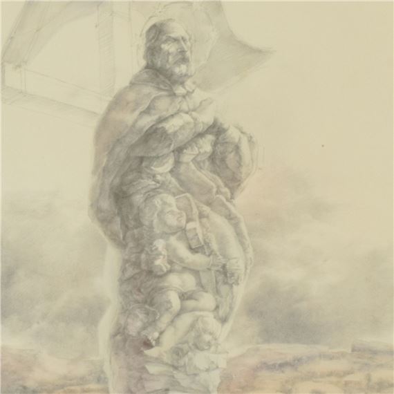 Barocke Heiligenfigur in ELEZNA RUDA