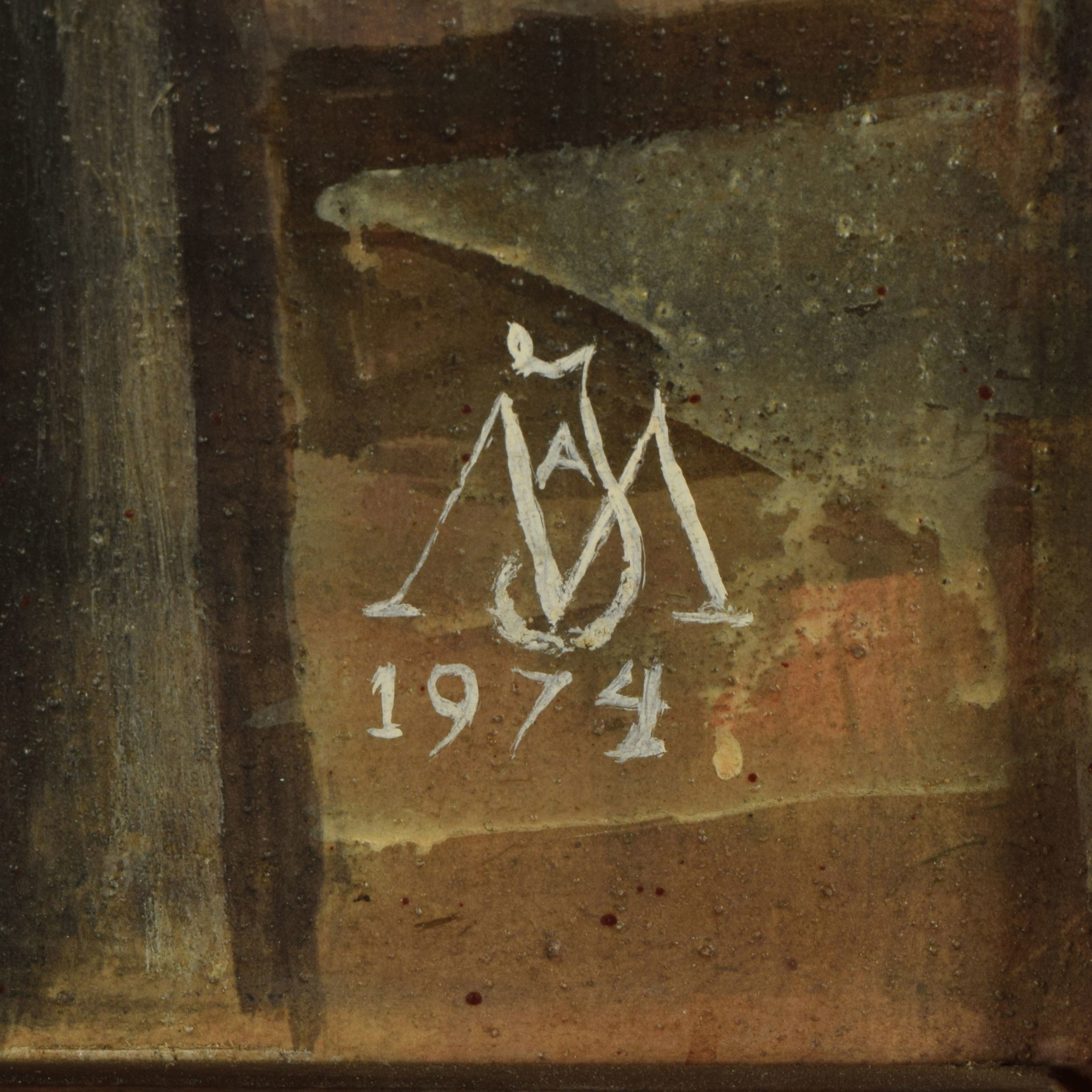 Artwork by Alexandra Müller-Jontschewa, DIE SCHLAFENDE JUSTIZIA, Made of Mischtechnik/Hartfaser