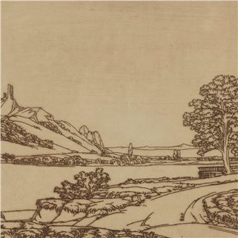 WEITE LANDSCHAFT mit Felsformation Picture