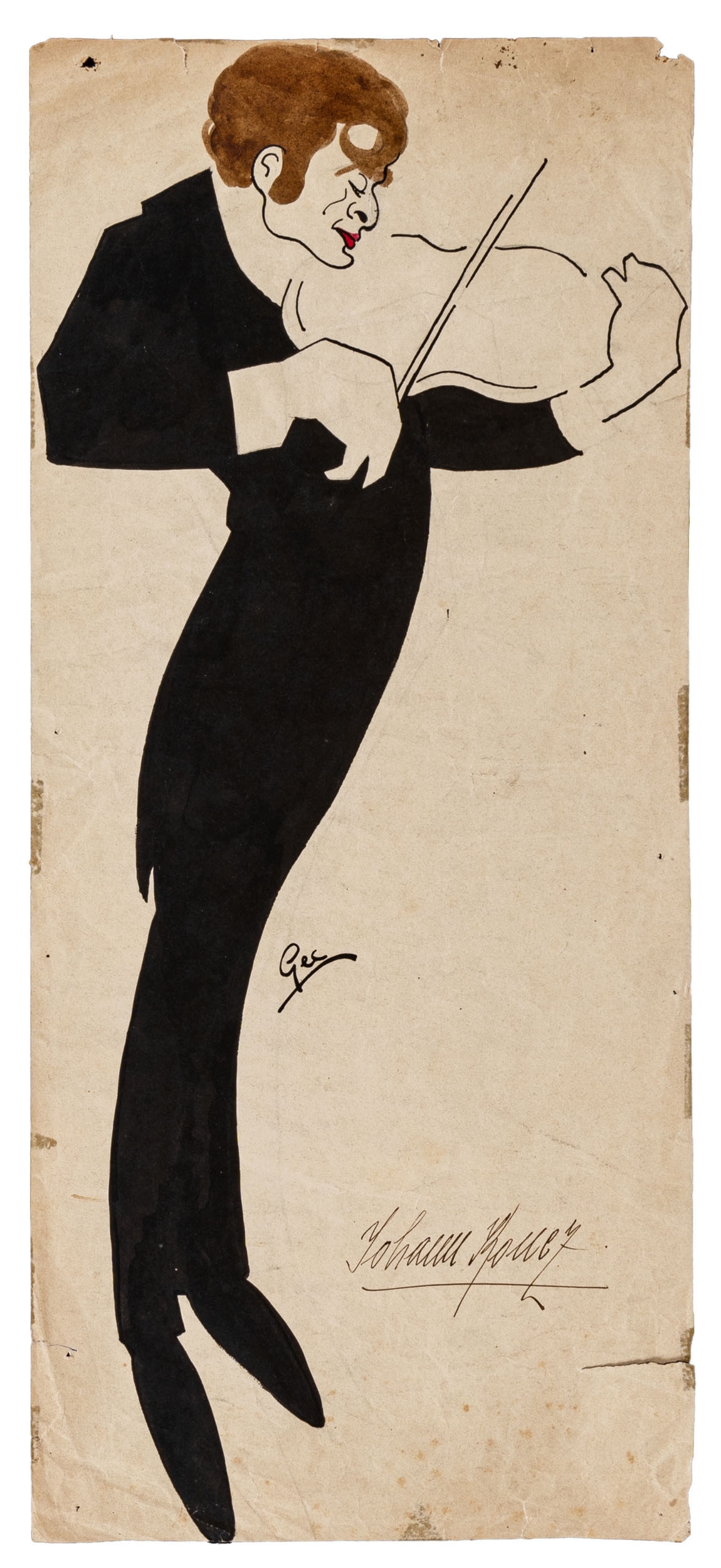 Artwork by Enrico Gianeri, Johann Konez, Made of watercolour on paper