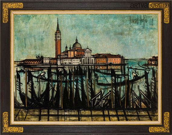 Bernard Buffet | Venise, Isola di San Giorgio (1962) | MutualArt 