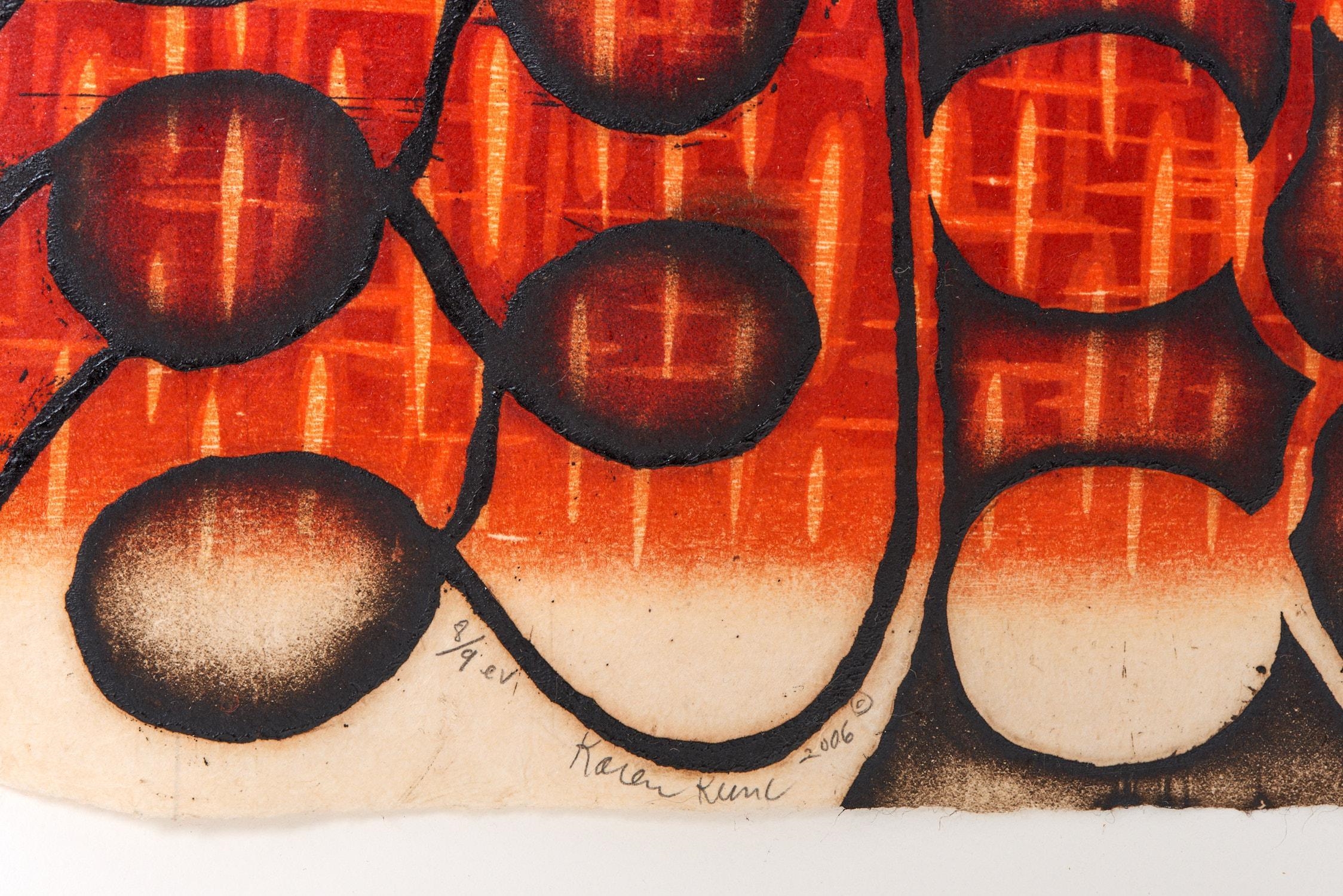 Artwork by Karen Kunc, Watery Realm, 2006, Made of Woodcut & etching on paper