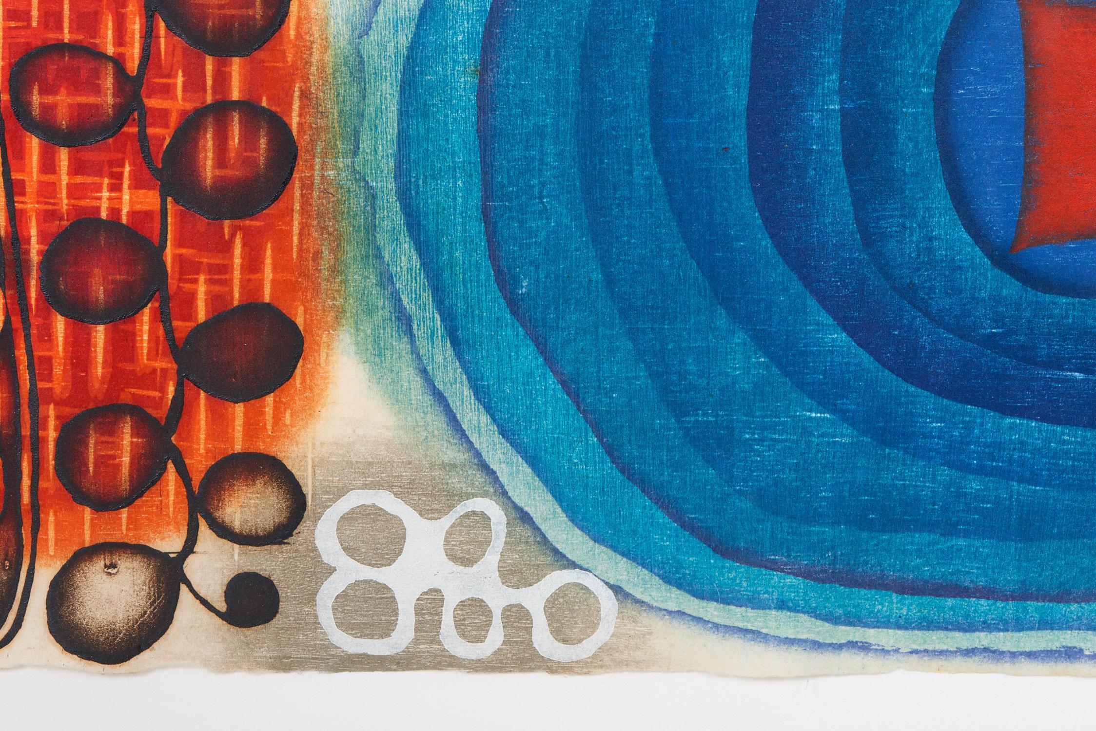 Artwork by Karen Kunc, Watery Realm, 2006, Made of Woodcut & etching on paper