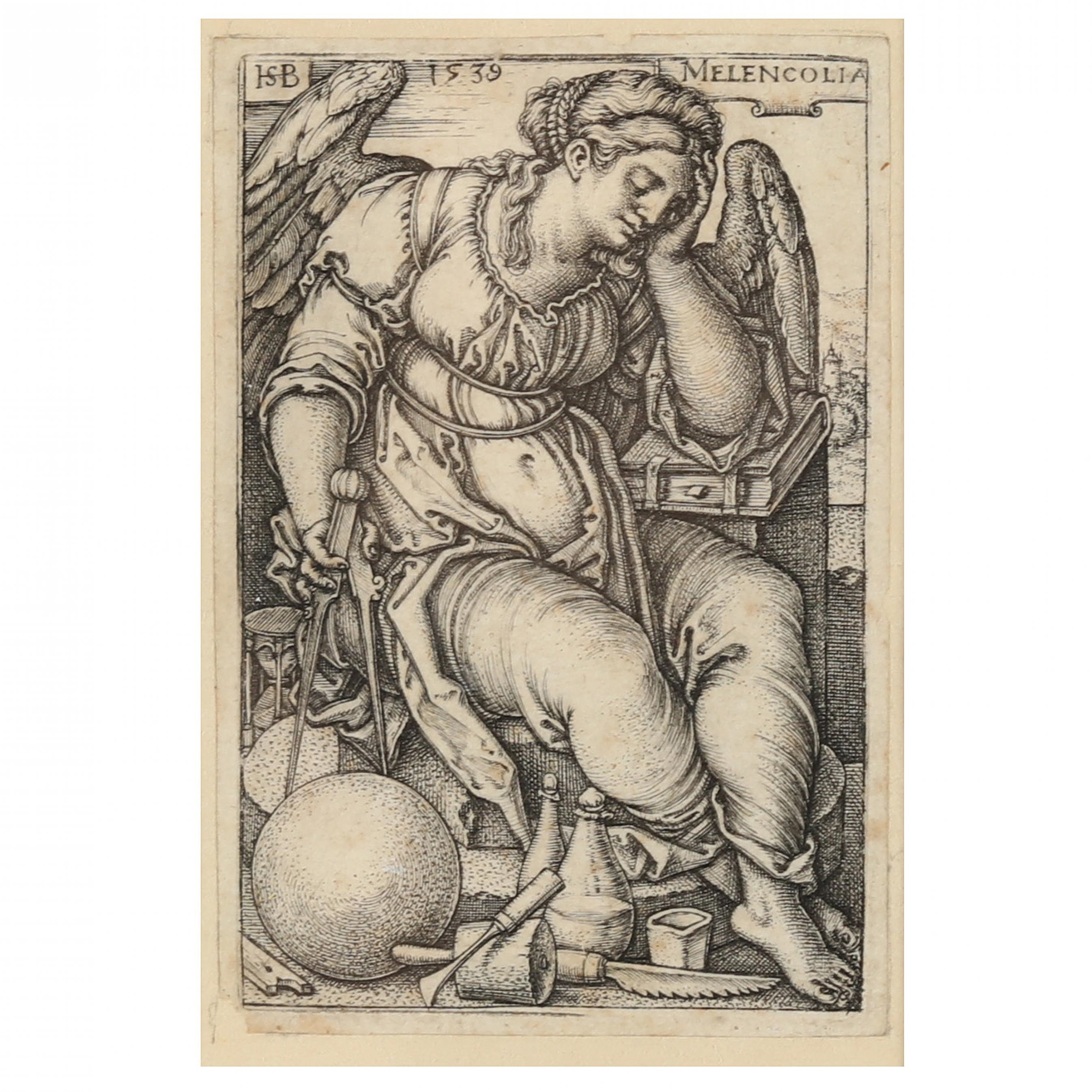 Hans Sebald Beham | Melencolia (1539) | MutualArt