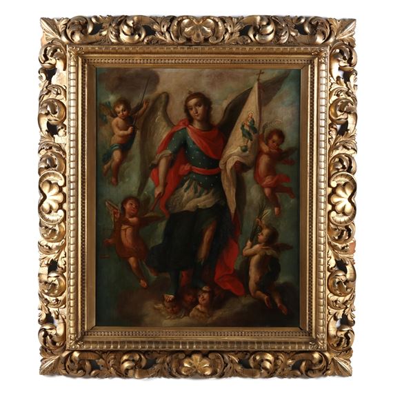 Saint Michael the Archangel by Andrés López, 1785