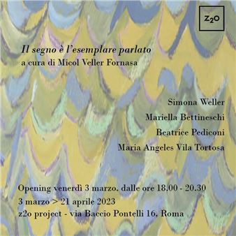 Il Segno E L’esemplare Parlato - z2o Sara Zanin