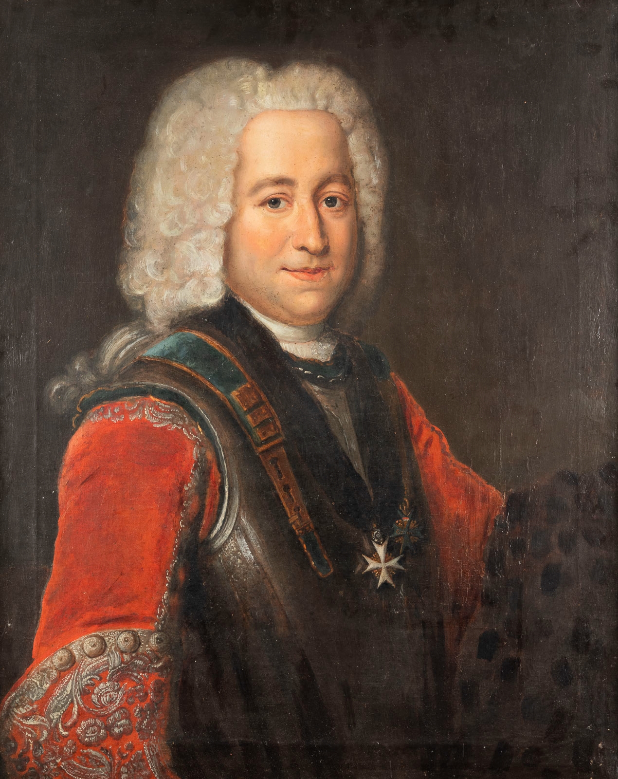 PORTRAIT OF THE PRIVY COUNCILLOR AND GOVERNOR VON VOLDEN by German School, 18th Century
