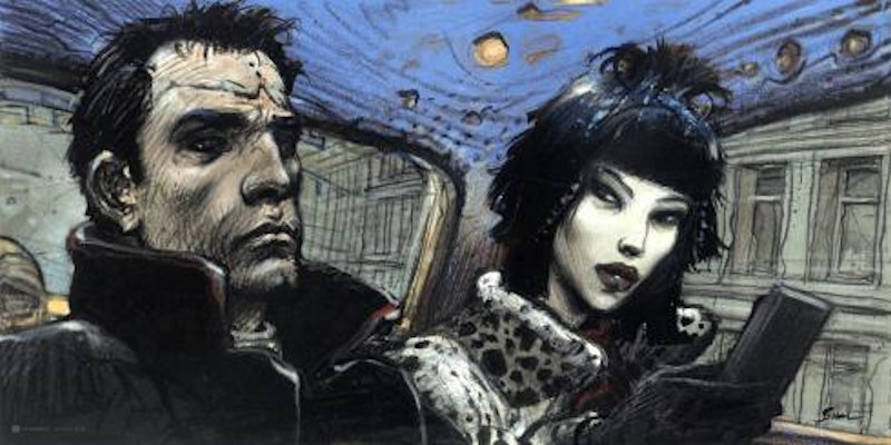 Artwork by Enki Bilal, The interview, Made of poster