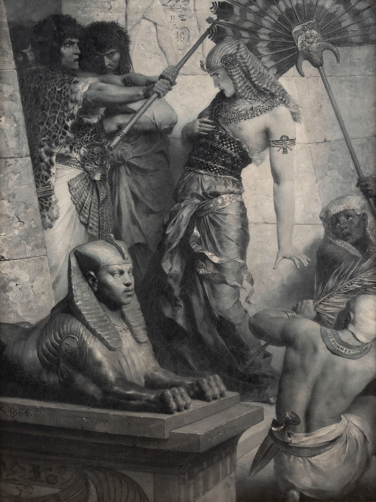 Ferdinand Keller BadenBaden The Guardians of the Temple (1884