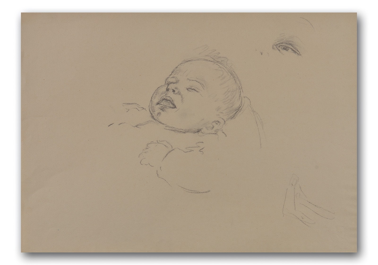 Franz Gruss | Studie spícího dítěte | MutualArt