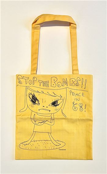 Yoshitomo Nara | Stop The Bombs!! Peace in 69! | MutualArt