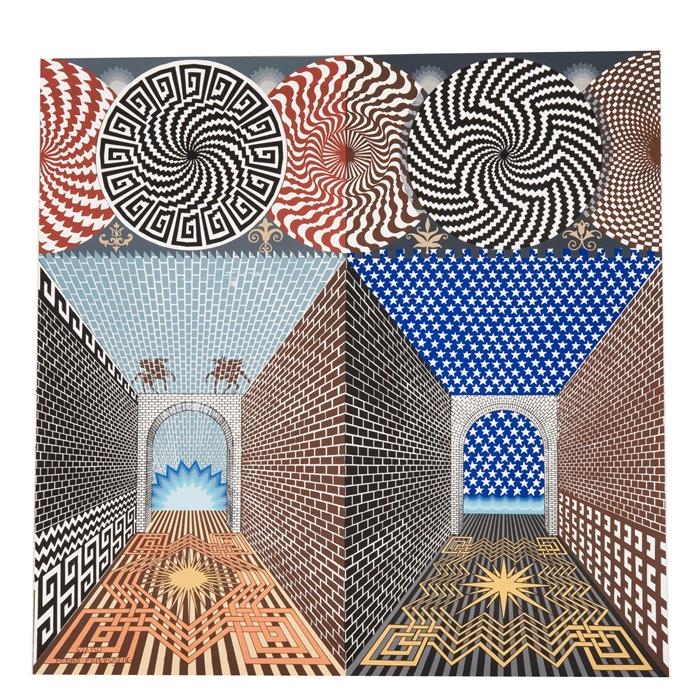 Artwork by Pedro Friedeberg, El camino equivocado, Made of Screen printing