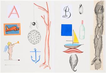 [Abécédaire. 26 original drawings]. - Guillaume Dégé