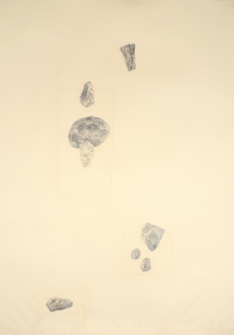 Artwork by Eva Jelínková, Kameny, 2000, Made of mixed media